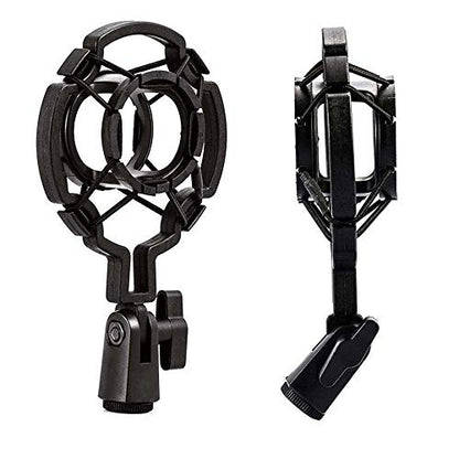 Universal Microphone Shock Mount, Mic Clip Holder for Diameter 47mm-53mm Mic Anti Vibration Adjustable High Isolation Shock Mount