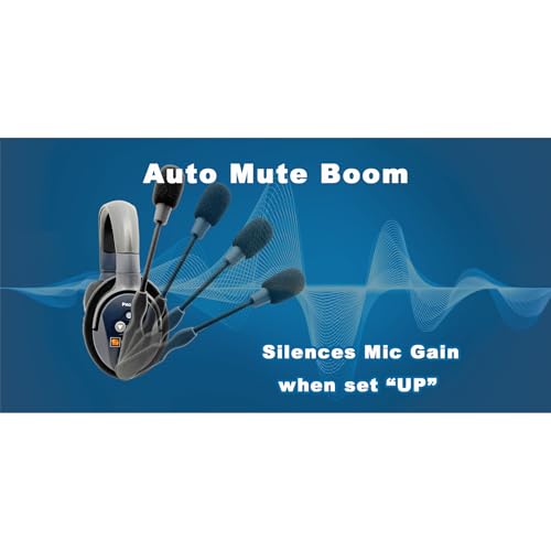 EARTEC Ultralite PRO16-SR Single-Ear Remote Add-On Headset – Expands Existing PRO16 Systems Up to 16 Users, Hands-Free Full Duplex, 10-Hour Battery – U.S. Company Since 1961 - style: Single Ear