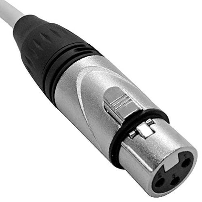 Seismic Audio - SATRXL-F2 - Black 2' XLR Female to 1/4" TRS Patch Cable - color: Black, size: 2 Foot