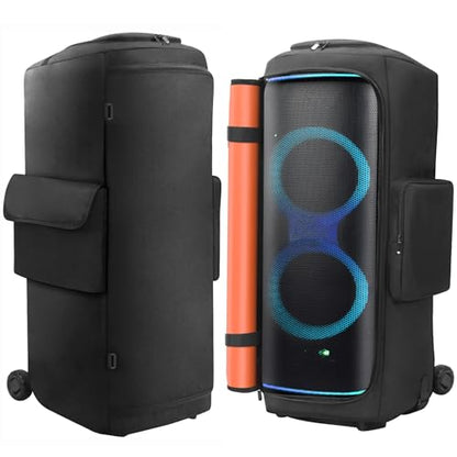 Speaker Case Compatible with JBL PartyBox 720 Portable Speaker | Outdoor Party Travel Dust Cover Protective Case Storage Bag with Pockets for JBL PartyBox 720 and Accessories