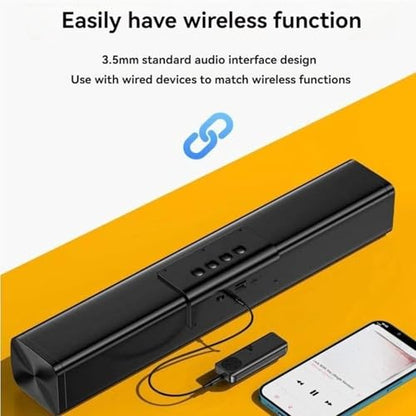 Wireless Bluetooth Audio Receiver,Portable Adapter,In-Ear Wireless Headphones with Noise Cancelling Microphone Headphone,Super Long Standby, Incoming Vibration for Wired Headphones,Car,Home Stereo etc