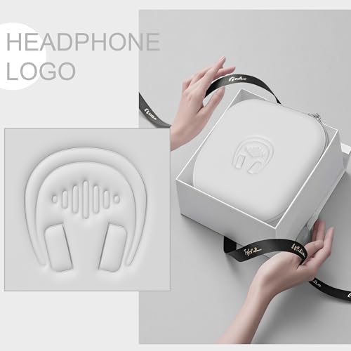 Hard Headphone Case for Sony WH-CH520 / JBL Tune Live 670NC, Grey | Protective Carring Storage Case for Over-Ear Headphones, with Handle Strap & Mesh Pocket - color: GREY