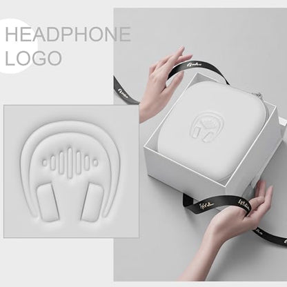 Hard Headphone Case for Sony WH-CH520 / JBL Tune Live 670NC, Grey | Protective Carring Storage Case for Over-Ear Headphones, with Handle Strap & Mesh Pocket - color: GREY