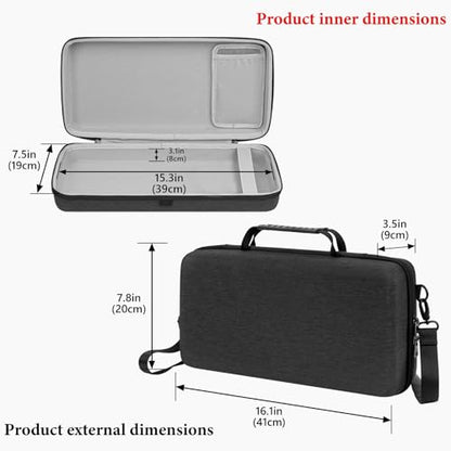 Audio Interface Carrying Case Top Handle Lightweight Storage Bag