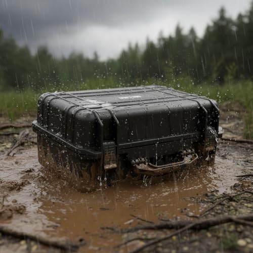 MEIJIA Portable All Weather Waterproof Camera Case with Customized Fit Foam,Fit Use of Drones,Camera,Equipments,Pistols,Elegant Black(18.3 ”x14.57”x8.66”) - size: 18.3 ”x14.57”x8.66”