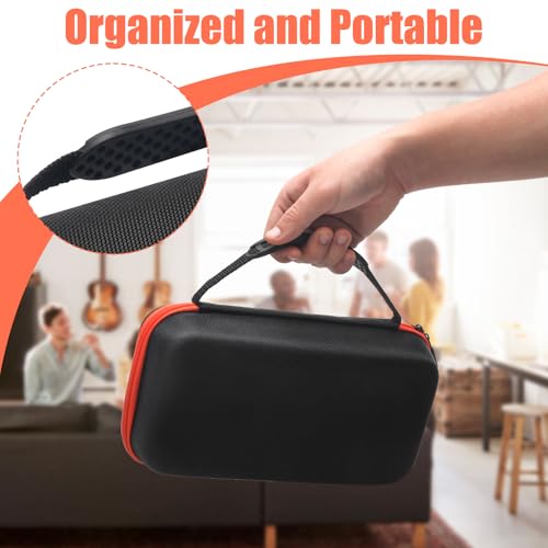 Coitak Wireless Microphone Case for JBL Wireless 2 Mic System, Box Only | Handheld Dual Mic Case, 2 Mic Foam Covers, Portable Storage Bag, Box Only