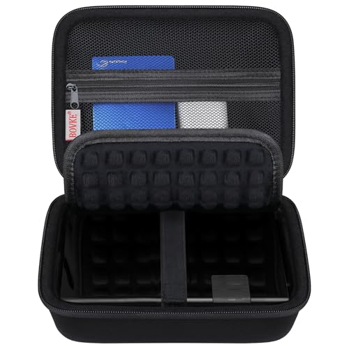 BOVKE Hard Drive Case for WD Elements My Book Seagate Expansion Desktop External Hard Drive HDD 6TB 8TB 10TB 12TB 14TB 16TB 18TB 22TB 24TB 26TB 28TB, 3.5 Inch Portable Desktop HDD Case, Black+Black - color: Black+Black