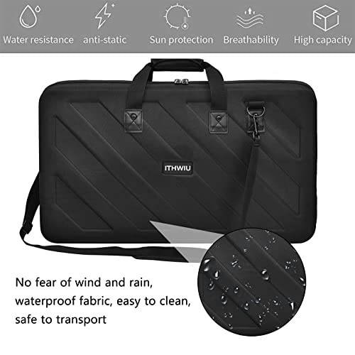 Lightweight Molded Hard Storage Case Fits for Pioneer RX, SX, SX2, SX3, Denon MC7000, FLX6 (L-27.2x 15.7 x 4 Inch) - size: DDJ-FLX6/SX2/SX3