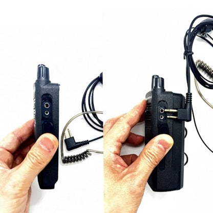 Walkie Talkies Earpieces with Mic 2 Pin Covert Air Acoustic Tube Headset for Motorola Walkie Talkie RDM2070d CP200 CP200d BPR40 CP100D CP185 CLS1410 CLS1413 CLS1450 Two Way Radio (1 Pack Black) - style: Motorola - 1 Pack(Black) - 2 Pin