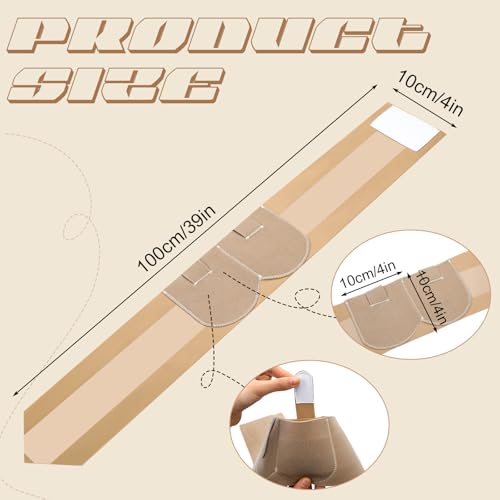 AceOrbit Mic Belt, Big Pouch for Theatre, Fitness Instructors,1 Pack | Thin Breathable & Stretchy Microphone Waist Strap, Compatible with Most Mic Radio Transmitter Receivers, 3.9 x 39.4 in, Soft