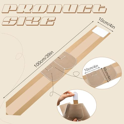 AceOrbit Mic Belt, Big Pouch for Theatre, Fitness Instructors,1 Pack | Thin Breathable & Stretchy Microphone Waist Strap, Compatible with Most Mic Radio Transmitter Receivers, 3.9 x 39.4 in, Soft