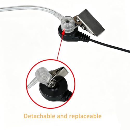 Walkie Talkie Earpiece Compatible with Cobra PX650 Cxt195 10PCS