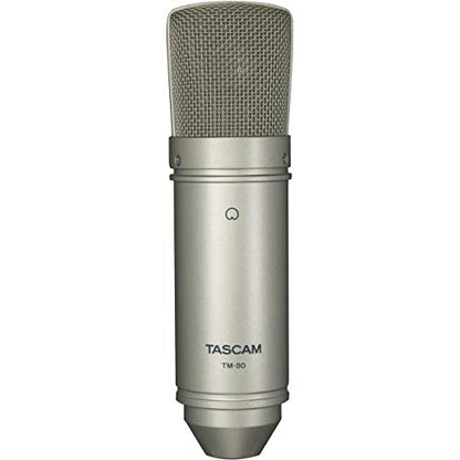 Tascam TM-80 Large Diaphagm Condenser Microphone,Silver