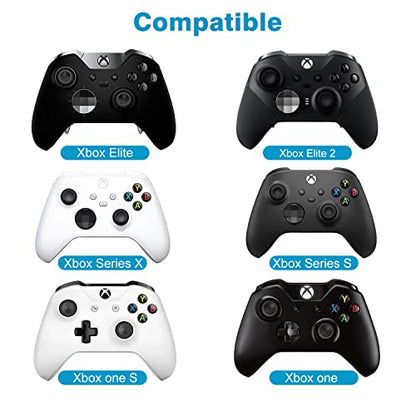 MoKo Green Backlight Keyboard for Xbox One Controller, Black | Wireless Chatpad with Headset & Audio Jack, Accessories fits Xbox One/One S/ Elite/2, Series X/S, 2.4G Receiver Included - color: Black