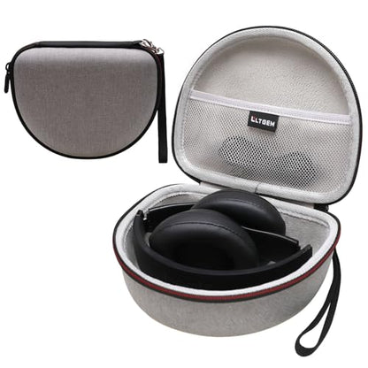 Case for Beats Studio Pro/Solo 4/Studio3/Solo3 Wireless Headphone Gray | Hard Carrying Travel Case for Beats Studio Pro/Solo 4/Studio3/Solo3 Wireless Headphone - color: Gray