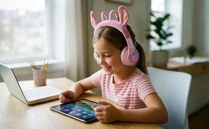 Disney Stitch Angel Bluetooth Headphones for Kids, Wireless Headphones - color: Angel