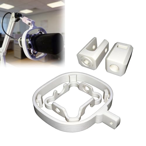 Compatible with Fifine AM8T Microphone Shock Mount | Reduces Vibration & Desk Noise for Clearer Audio, Works with Standard & Low Profile Boom Arms