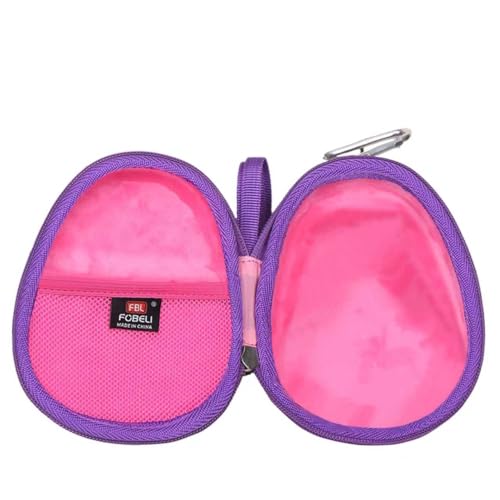 FBLFOBELI Kids Headphone Case for BAICLUD/Mehomeli/JusTalk/iClever/LOBKIN | Hard EVA Shell, Kids Bluetooth Air Conduction Open Ear Headphones Case, Shockproof & Water-Resistant, Purple - color: Purple