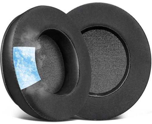 SOULWIT Cooling Gel Earpads Replacement for Gtheos Captein 300/370 Wireless Gaming Headset, Ear Pads Cushions with High-Density Foam - Black