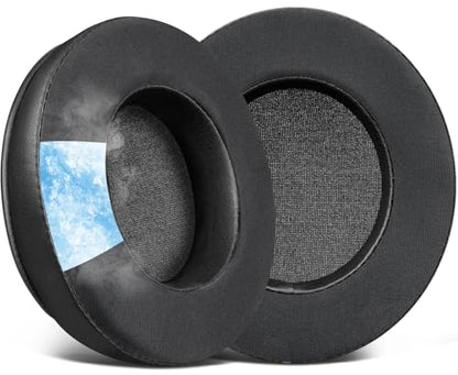 SOULWIT Cooling Gel Earpads Replacement for Gtheos Captein 300/370 Wireless Gaming Headset, Ear Pads Cushions with High-Density Foam - Black