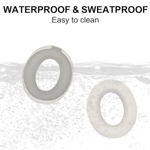 Studio Pro Ear Covers for Beats Studio Pro Headphones Sweat Proof Covers Shockproof and Drop-Resistant,Washable Silicone Case Accessories (Off White) - color: Off White Case