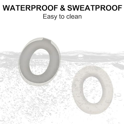 Studio Pro Ear Covers for Beats Studio Pro Headphones Sweat Proof Covers Shockproof and Drop-Resistant,Washable Silicone Case Accessories (Off White) - color: Off White Case