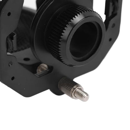 Adjustable Microphone Shock Mount Filter with Dual - Layer Aluminum Alloy Pop Filter, 24mm Inner Diameter, Compatible with U87 and Other 21.5–25.5mm Condenser Mics for Stud