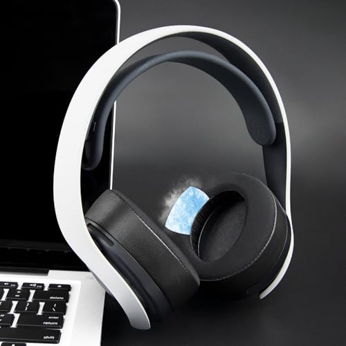 SOULWIT Cooling Earpads for Sony Pulse 3D PS5 (Not Fit Pulse Elite) - Black - color: Black