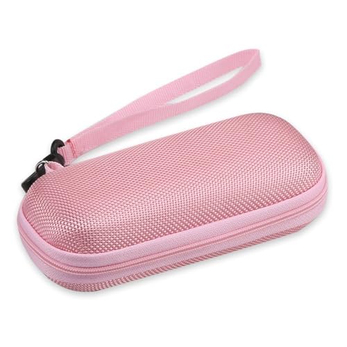 AGPTEK Carrying Case, EVA Zipper Carrying Hard Case Cover for MP3 Players | Storage Holder for Digital Voice Recorders, 3D Printing Pen, USB Cable, Earphones, Memory Cards, U Disk (Pink) - color: Pink