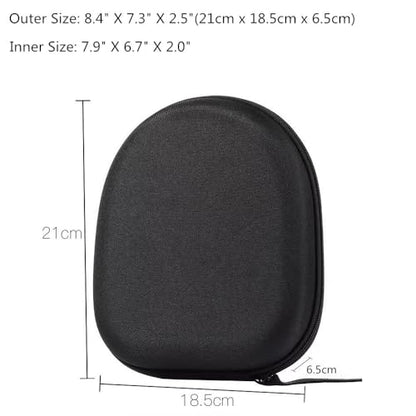 Headphone Case Hard Shell for Soundcore Life Q20, Q20i, JBL660nc Live, JBL E55BT, JBL Live 460nc, Skullcandy Hesh ANC, Tozo HT2, Grado SR80e's, Bose QC45, Travel Over Ear Headset Carrying Storage Bag