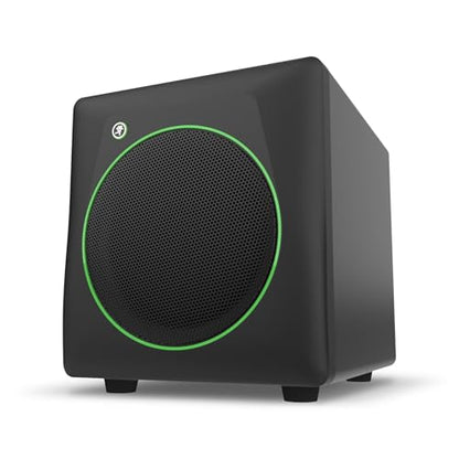 Mackie CR8SBT 8” Powered Subwoofer with Desktop Remote, Bluetooth, TRS, RCA, Crossover and Polarity Controls, Compatible with CR Series Powered Studio Monitors - size: 8" Subwoofer, style: Bluetooth