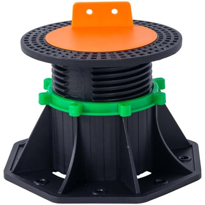 8 PCS Adjustable Plastic Pedestal Paver 3.5" to 5.5",Floor Slate Support Floor Lift,Deck Support Floor Raising (Enhanced Unilateral keel Slot) - size: Enhanced Unilateral keel slot