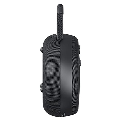 Musibaby Mini Bluetooth Speaker – Bluetooth 5.3 with 6956C Chipset, IPX7 Waterproof, Rubberized Shell, Clip-On Lanyard, Ultra-Portable for Shower, Pool, Teens, Backpack, Gifts (Black) - color: Black