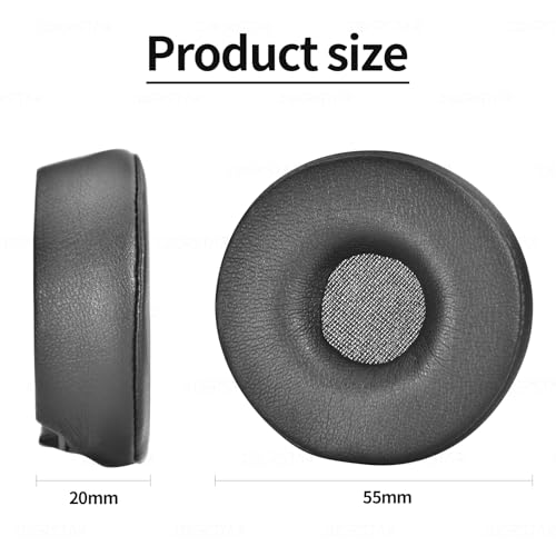 Engage 75 Earpads for Jabra Engage 55/65/75 Headset Replacement Ear Pads Covers for Jabra Engage 55/65/75 Headphone Ear Cushions (Black)