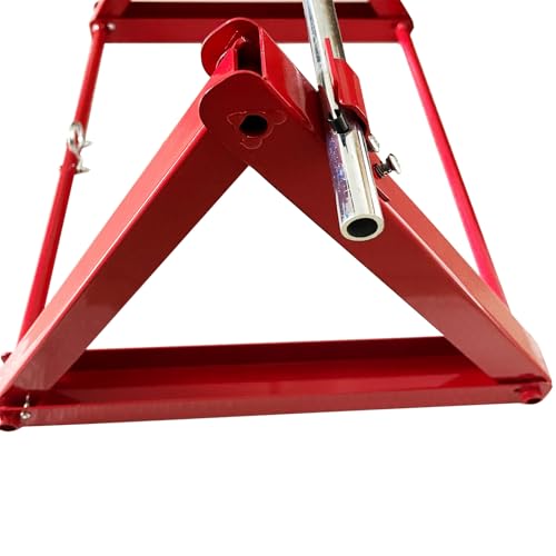 Cable Reel Drum Roller Holder Wire Dispenser Cable Rack Fold Spool Holder Dispenser FOLD CABLE DRUM JACK RED - color: Fold Red Cable Drum Jack