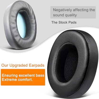 SOULWIT Earpads for Skullcandy Crusher Evo/Hesh ANC/Hesh Evo - Black | for Skullcandy Crusher(Wireless/ANC/Evo/540), Hesh(3/ANC/Evo), Venue ANC Headphones - color: Black