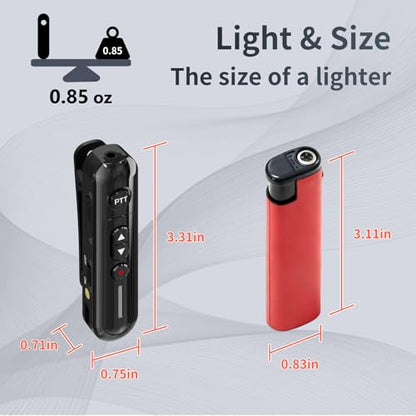 Super Mini Walkie Talkies Pro Two Way Radio with Earpieces, 8 Way Multi Unit Charger, Rechargeable Portable Communication Set for Restaurants, Hotels, Supermarkets, Team Events, Baseball, 8 Pack