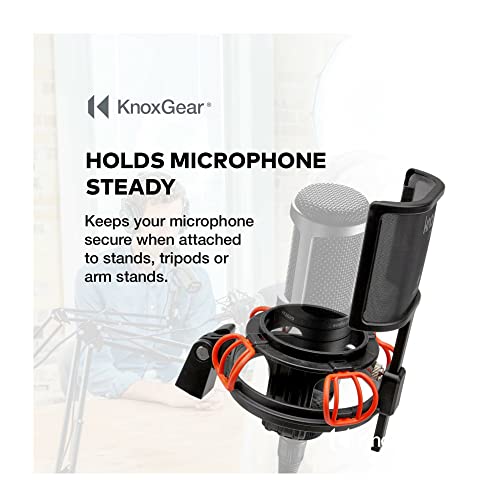 Knox Gear Shock Mount and Pop Filter for Audio-Technica AT2020