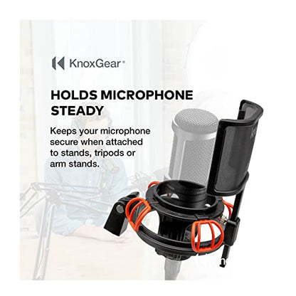 Knox Gear Shock Mount and Pop Filter for Audio-Technica AT2020