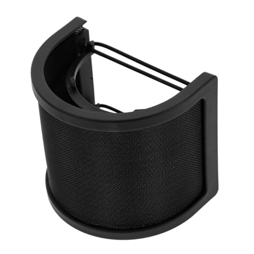 U Shaped Microphone Windscreen Shield Dual Layer Pop Filter