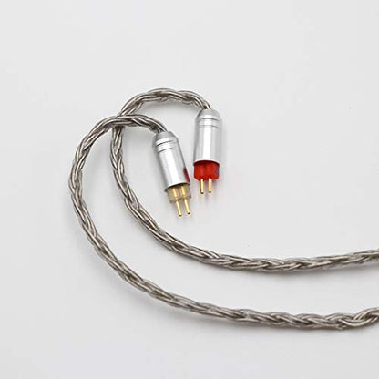 Linsoul Tripowin Zonie 16 Core Silver Plated IEM Cable, SPC Earphone Cable, for BL03 TRN V90 V80 AS10 ZS10 ZS6 ES4 ZST ZSR IEMs