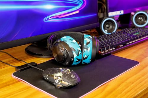 WC Freeze Nova Pro Wireless - Earpads for Arctis Nova Pro Wireless & More | Made by Wicked Cushions | Also fits SteelSeries Nova Elite & Nova Pro Omni(Doesn't Fit Other Models) | Cyan Prism - color: Cyan Prism