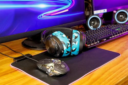 WC Freeze Nova Pro Wireless - Earpads for Arctis Nova Pro Wireless & More | Made by Wicked Cushions | Also fits SteelSeries Nova Elite & Nova Pro Omni(Doesn't Fit Other Models) | Cyan Prism - color: Cyan Prism