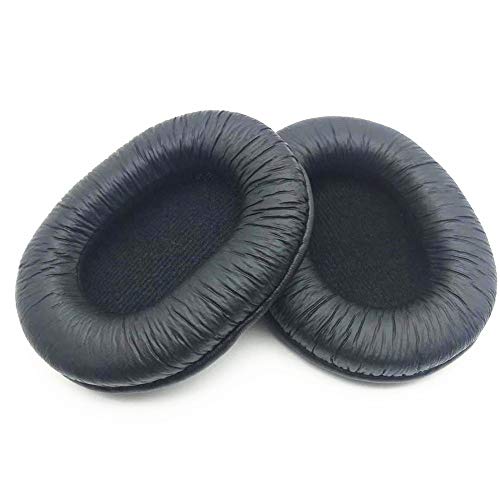 Replacement Headphone Earpads Ear Pads Cushions Compatible with Sony MDR-7506,MDR-7806,MDR-V6,MDR-CD900ST Headset (Black) - color: Black