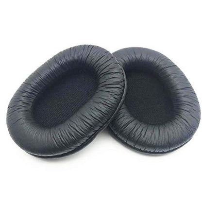 Replacement Headphone Earpads Ear Pads Cushions Compatible with Sony MDR-7506,MDR-7806,MDR-V6,MDR-CD900ST Headset (Black) - color: Black
