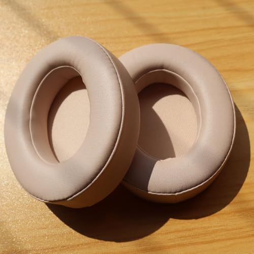 Beats Studio 3 Ear Pads, BUTIAO Replacement Protein Leather Earpads Memory Foam Ear Cushion Cups Repair Parts for Beats Studio 3 Studio 2 Wireless Wired Headphones by Dr.Dre (Champagne) - color: Champagne