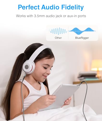 BlueRigger 3.5mm TRRS Audio Cable - (6FT, 4-Pole Male to Male AUX Cord, 1/8" inch TRRS Jack, HiFi Stereo, 4 Conductor Auxiliary Cord) - Compatibility with Phone, Tablet, Car Stereo, Headphones - size: 6FT, style: TRRS