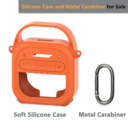 Silicone Cover Case for Bose SoundLink Micro 2 Bluetooth Speaker, Orange - color: Sunset Peach