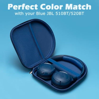 Ginsco Slim Headphone Case for On-Ear Bluetooth Headphones, Blue - color: Blue, size: On-Ear