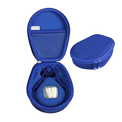 Hermitshell Case for AfterShokz Trekz Air/AfterShokz Aeropex/Titanium Mini/Shokz OpenRun Pro/SHOKZ OpenRun Pro 2 Open Ear Wireless Bone Conduction Headphones AS650 / AS800 (Ocean Blue)(Only Case) - color: Ocean Blue